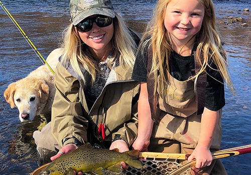 Fly Fishing Family at Graves Mountain Farm & Lodges