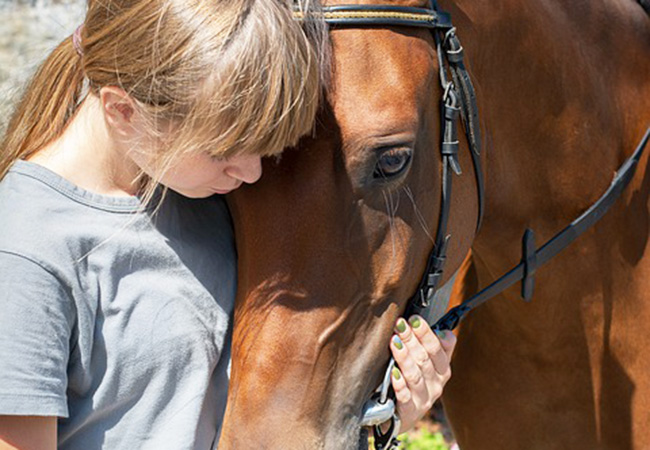 Summer horse camp at Circle H Equine at Graves Mountain