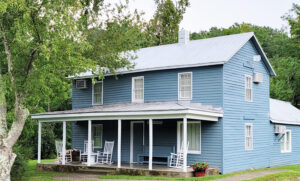 Peon Palace facing Old Blue Ridge Turnpike - our "Main Street"