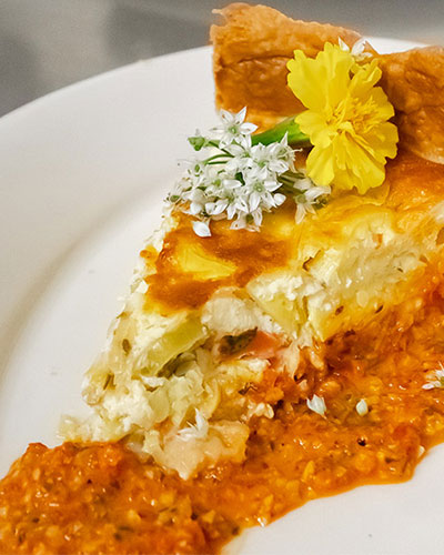 Vegetable Quiche of the Day