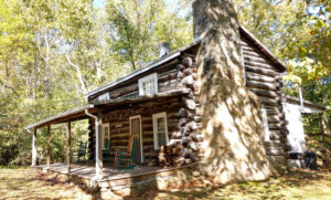 South Side of Log Cabin